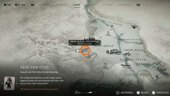 Fundort der heißen Quelle Höhlenpfad Fundort der heißen Quelle Höhlenpfad