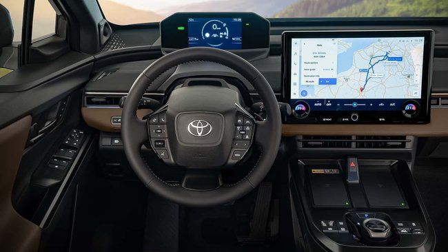 Der Innenraum des Toyota bZ4X Touring. Der Innenraum des Toyota bZ4X Touring.
