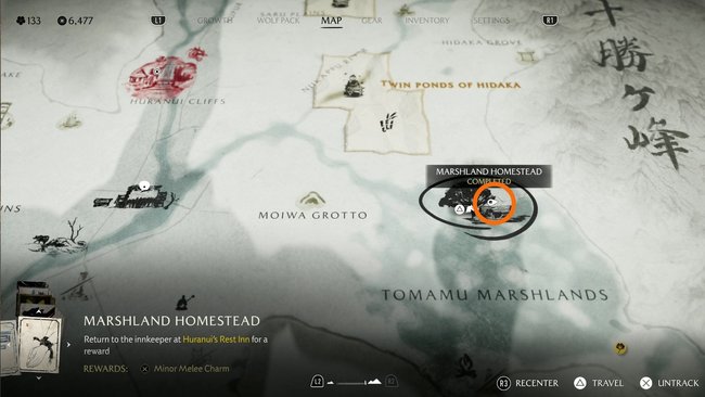 Fundort von Karop Fundort von Karop