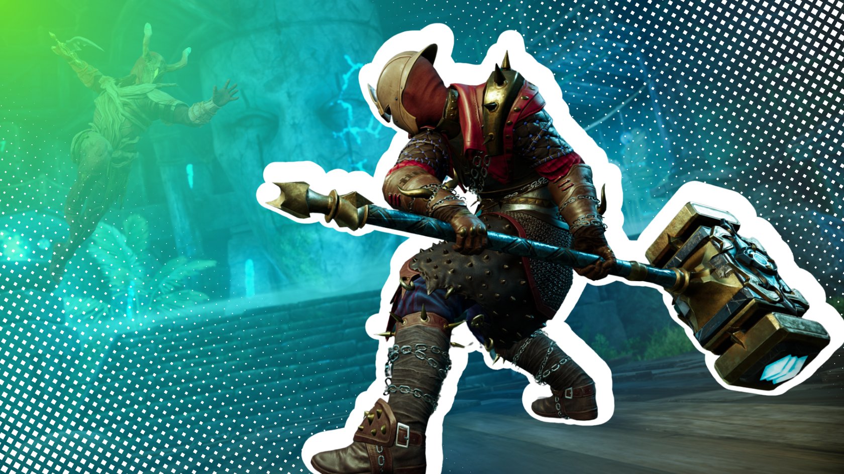 Szene aus dem Spiel New World. Szene aus dem Spiel New World.