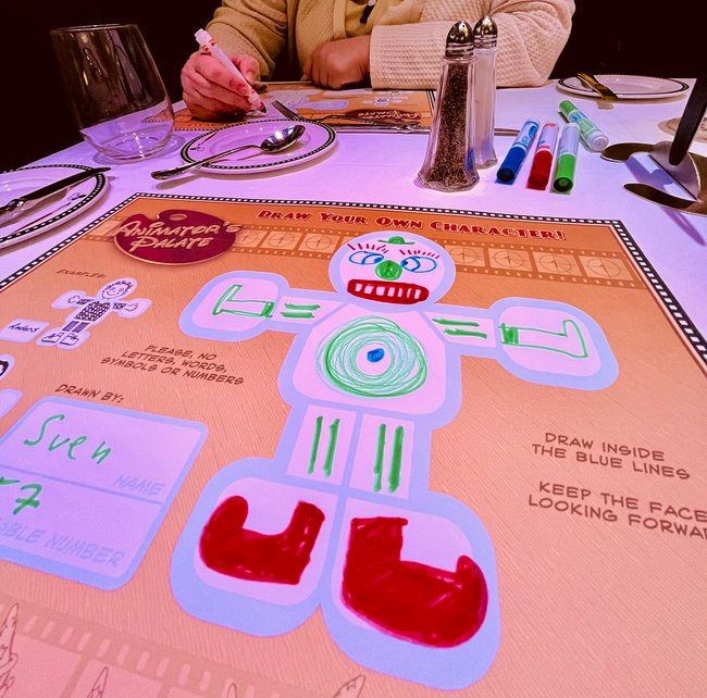 Das Zeichenblatt im Animator’s Palate. Das Zeichenblatt im Animator’s Palate.