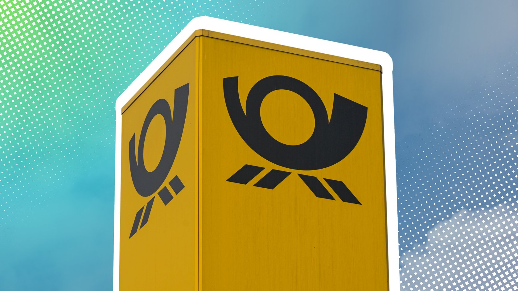 Das Logo der Deutschen Post. Das Logo der Deutschen Post.