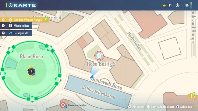 Standort von Nebenmission 8. Standort von Nebenmission 8.