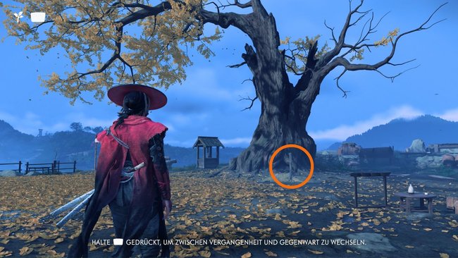 Verbeugt euch vor dem Grab in Atsus Zuhause. Verbeugt euch vor dem Grab in Atsus Zuhause.