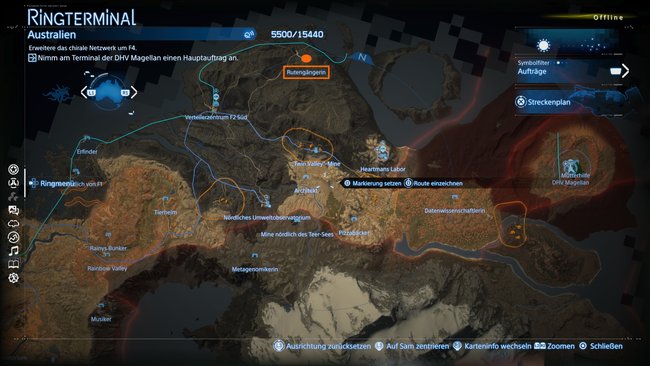 Fundort der Prepperin Rutengängerin auf der Karte von Death Stranding 2 Fundort der Prepperin Rutengängerin auf der Karte von Death Stranding 2