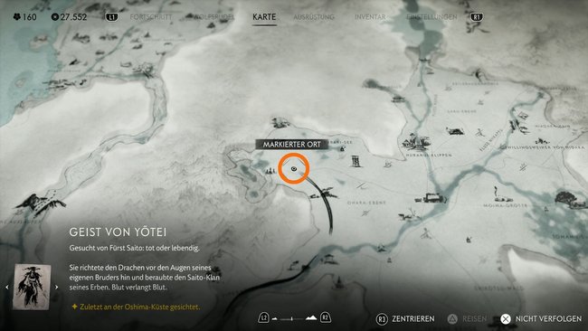 An dieser Stelle im Tokachi-Gebirge könnt ihr das Lager mit dem NPC finden. An dieser Stelle im Tokachi-Gebirge könnt ihr das Lager mit dem NPC finden.