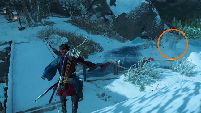 Fundort der Schneeskulptur beim alten Zuhause. Fundort der Schneeskulptur beim alten Zuhause.