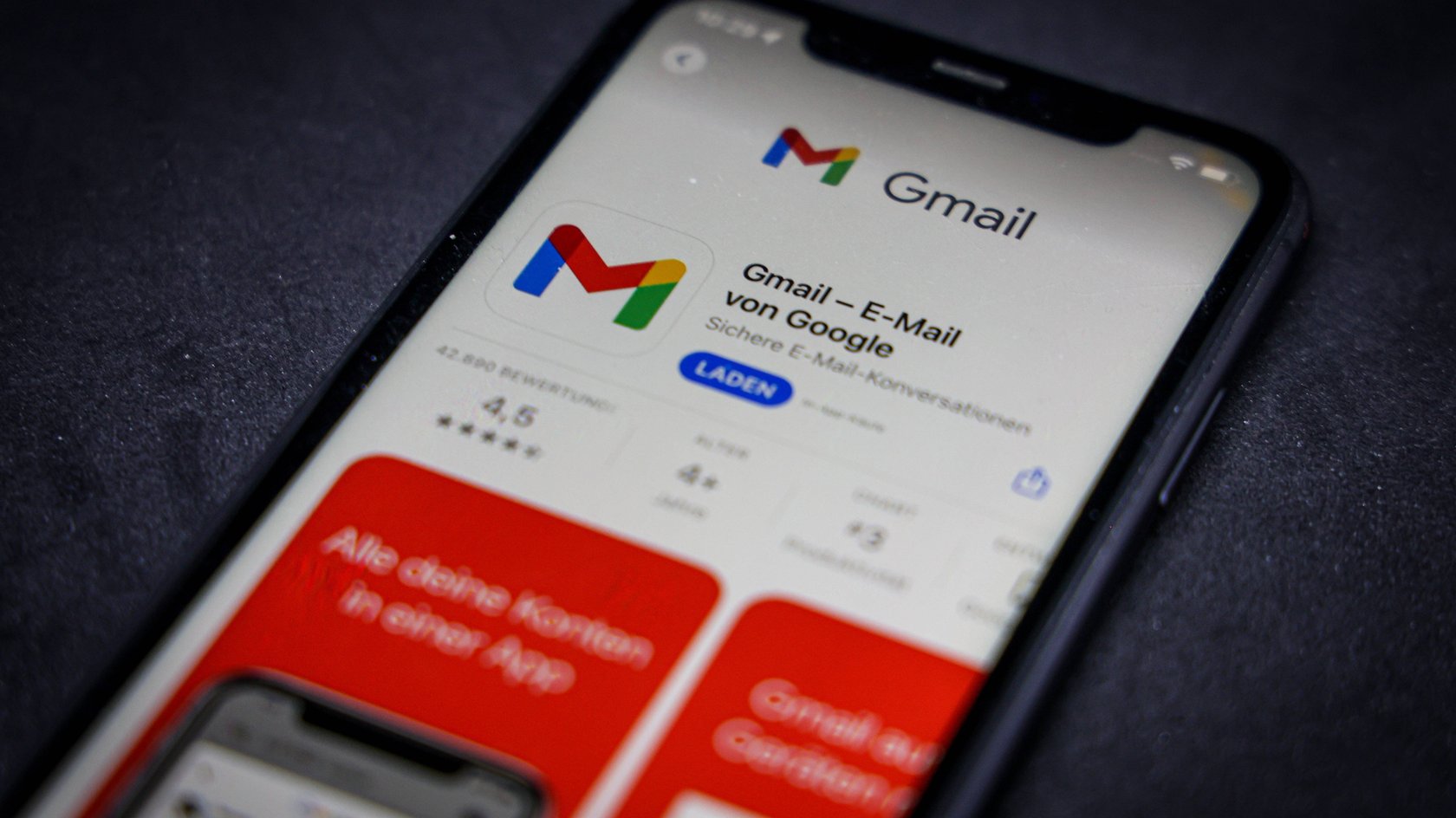 Das E-Mail-Programm von Google: Gmail. Das E-Mail-Programm von Google: Gmail.