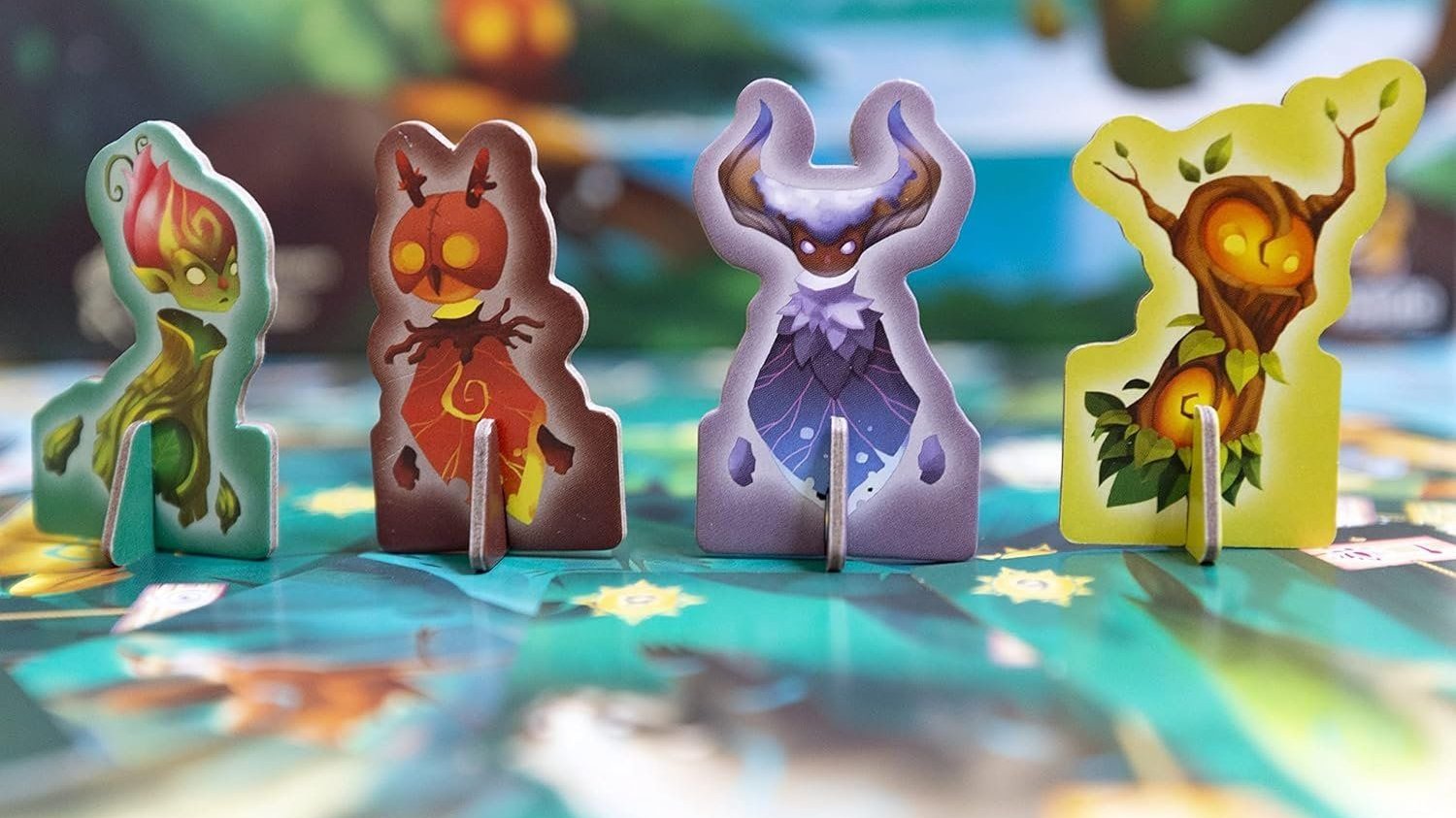 In diesem Brettspiel schlüpft ihr in die Rolle der Naturgeister. In diesem Brettspiel schlüpft ihr in die Rolle der Naturgeister.