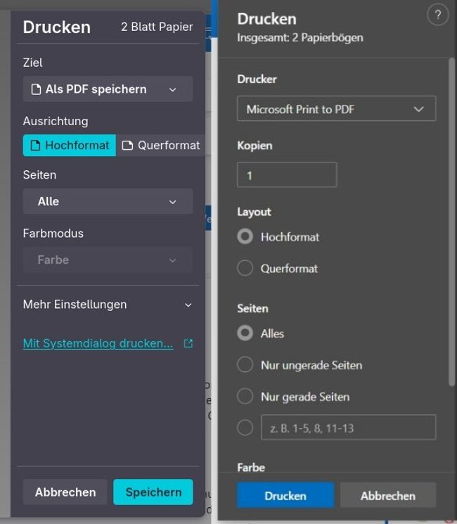 Mails über den Drucken-Dialog als PDF abspeichern Mails über den Drucken-Dialog als PDF abspeichern