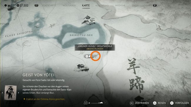 Fundort der "Grüner Hügel"-Wolfshöhle. Fundort der "Grüner Hügel"-Wolfshöhle.