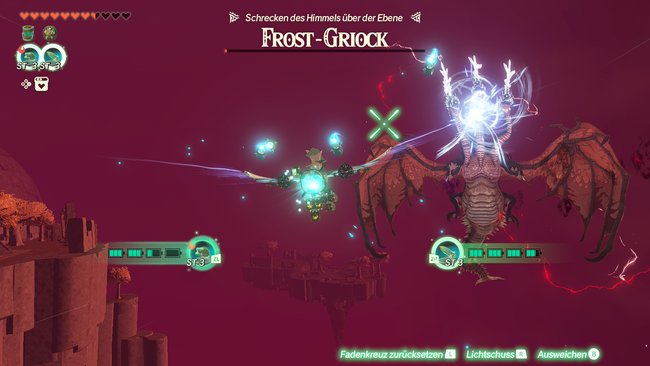 Luftkämpfe in Hyrule Warriors: Chronik der Versiegelung. Luftkämpfe in Hyrule Warriors: Chronik der Versiegelung.