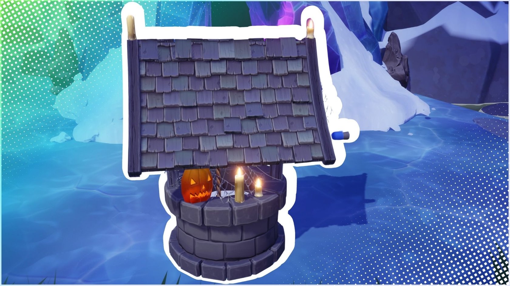 Der gespenstische Wunschbrunnen im Halloween Event von Disney Dreamlight Valley Der gespenstische Wunschbrunnen im Halloween Event von Disney Dreamlight Valley