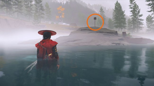 Das Schild steht auf dem Felsen in der Mitte. Das Schild steht auf dem Felsen in der Mitte.