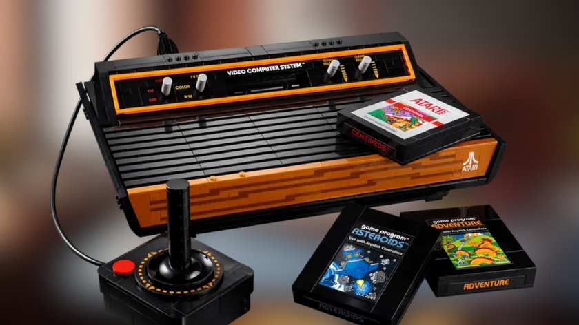 Das Atari-Set überzeugt mit jeder Menge Zubehör.