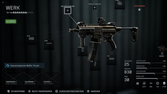 Das Bild zeigt eine Waffe aus Battlefield 6. Das Bild zeigt eine Waffe aus Battlefield 6.