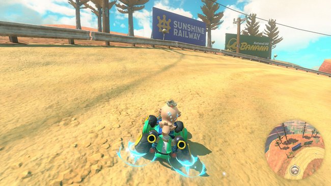 Hüpfen in Mario Kart World. Hüpfen in Mario Kart World.