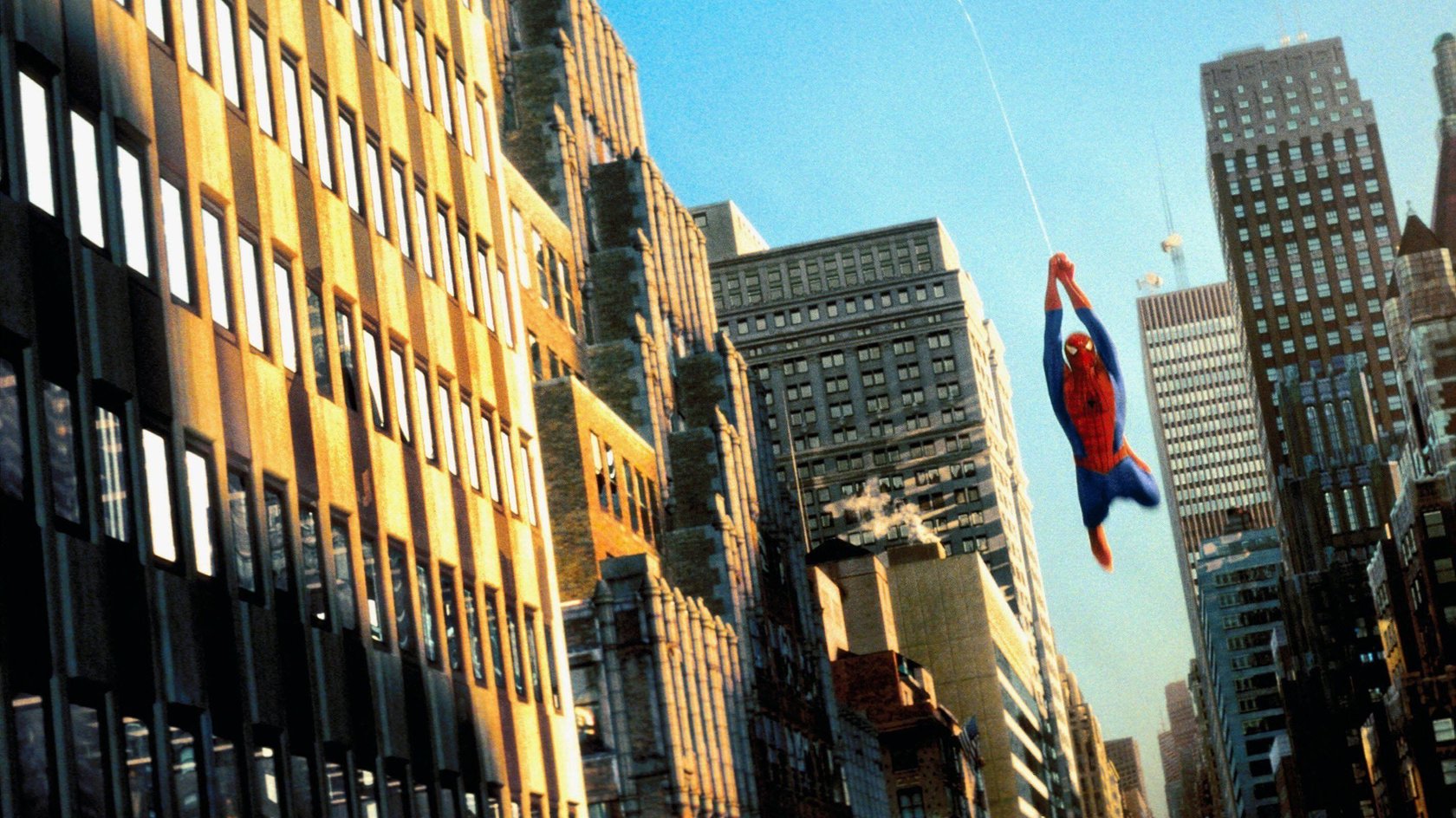 Auf Spider-Mans Spuren in New York. Auf Spider-Mans Spuren in New York.