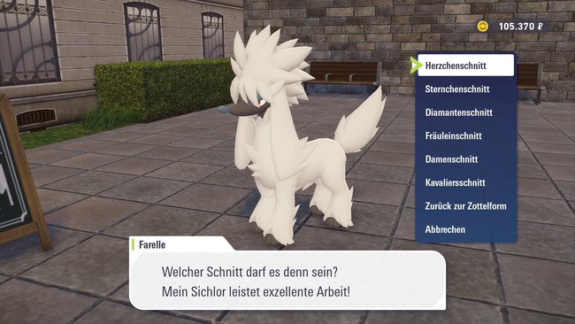 Auswahl der Coiffwaff-Frisuren im Salon. Auswahl der Coiffwaff-Frisuren im Salon.