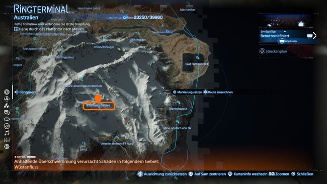 Fundort des Preppers Phantomschmied auf der Karte von Death Stranding 2 Fundort des Preppers Phantomschmied auf der Karte von Death Stranding 2