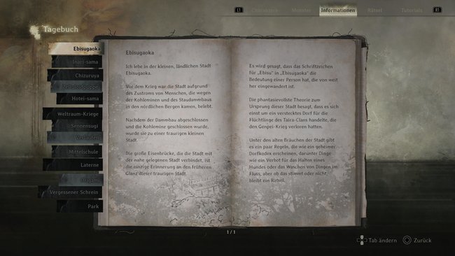 Hinakos Tagebucheintrag über Ebisugaoka. Hinakos Tagebucheintrag über Ebisugaoka.