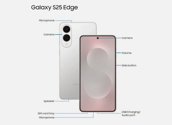 Galaxy S25 Edge Titanium Silver Galaxy S25 Edge Titanium Silver