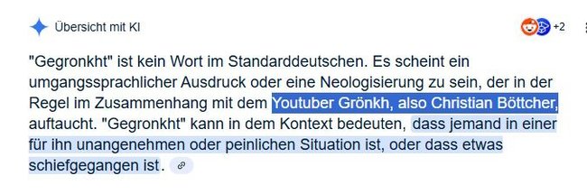 Gegronkht Erklärung bei Google Gegronkht Erklärung bei Google