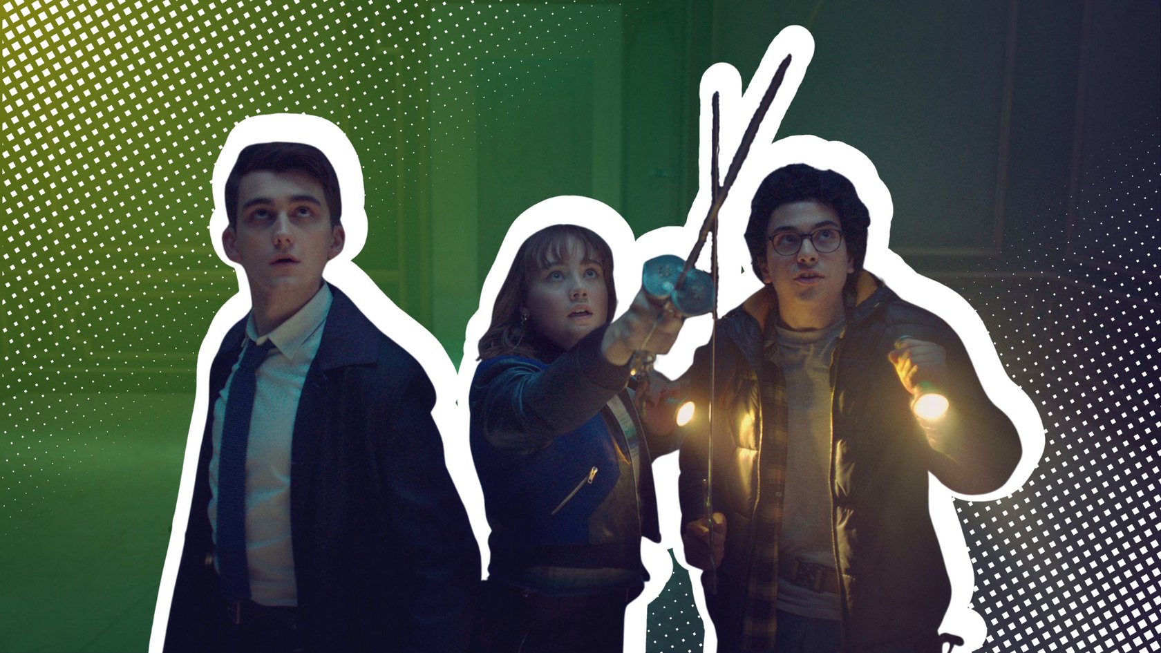 Szene aus der Serie Lockwood & Co. Szene aus der Serie Lockwood & Co.