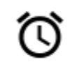 Wecker aktiv Symbol Wecker aktiv Symbol