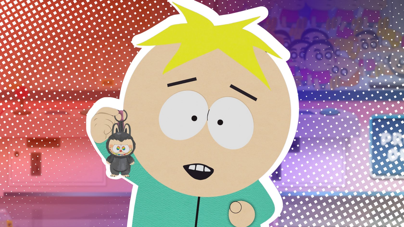 Das Bild zeigt Butters aus South Park. Das Bild zeigt Butters aus South Park.