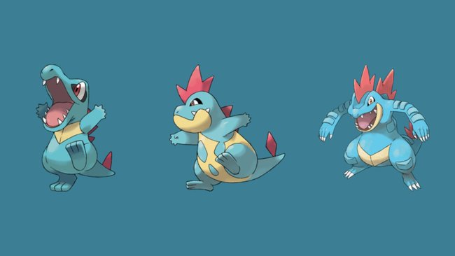 Der Wasser-Starter Karnimani und seine Entwicklungen Tyracroc und Impergator. Der Wasser-Starter Karnimani und seine Entwicklungen Tyracroc und Impergator.