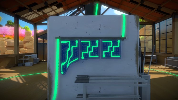 Glasfabrik: Das Glas ist zerlaufen und ihr müsst dreimal das gleiche Rätsel unter erschwerten Bedingungen lösen. Glasfabrik: Das Glas ist zerlaufen und ihr müsst dreimal das gleiche Rätsel unter erschwerten Bedingungen lösen.