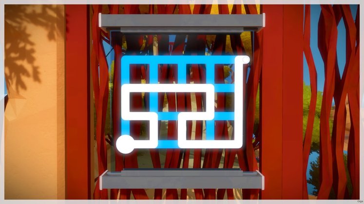 Eingangstür zur Insel der Symmetrie. Eingangstür zur Insel der Symmetrie.