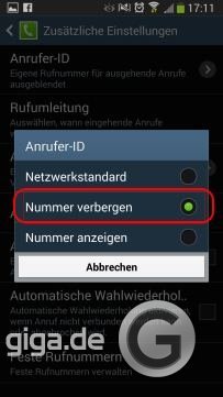 Android Rufummer unterdrücken Android Rufummer unterdrücken