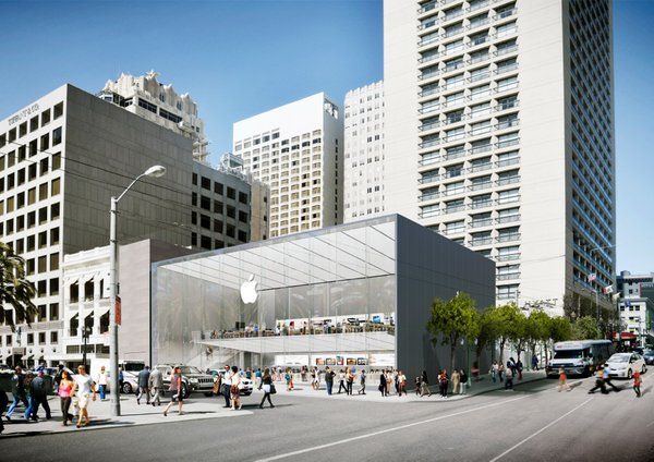 Rendering für neuer Flagship Store am Union Square