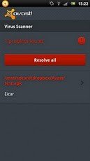 Avast Mobile Security fuer Android Virus Scanner Fund
