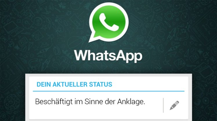 Beschäftigt im Sinne der Anklage Beschäftigt im Sinne der Anklage