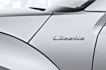 Der Volkswagen iBeetle - mit iBeetle Schriftzug