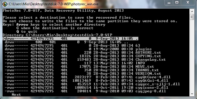 Den Speicher-Ordner wählen Den Speicher-Ordner wählen