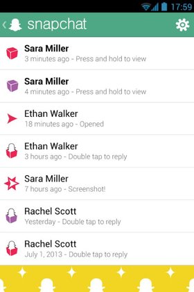 Snapchat für Android Screenshot 1