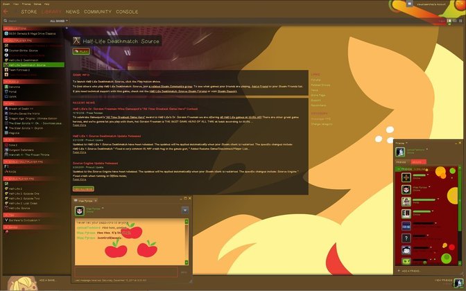 Applejack Skin für Steam Applejack Skin für Steam