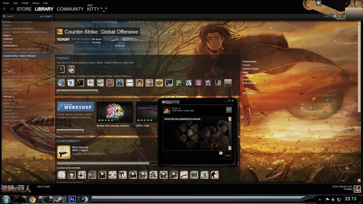 Attack on Titan Skin für Steam Attack on Titan Skin für Steam
