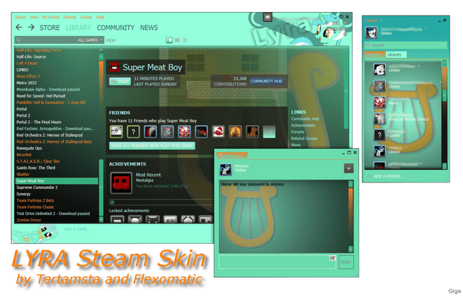 Lyra Skin für Steam Lyra Skin für Steam
