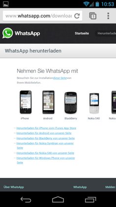 Ihr müsst unbedingt die Desktop-Seite von Whatsapp öffnen Ihr müsst unbedingt die Desktop-Seite von Whatsapp öffnen