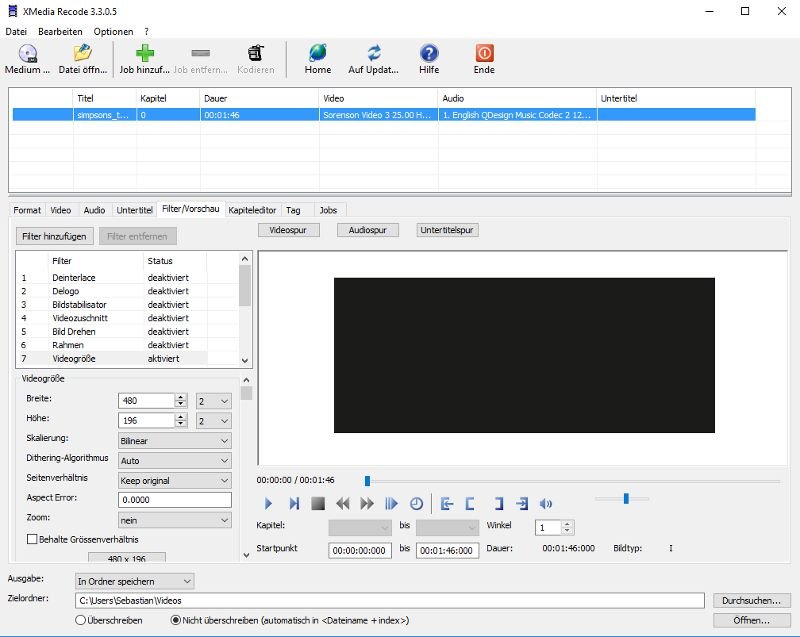 how to use xmedia recode 3.3.8.0 tutorial