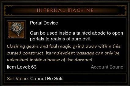 Ein Diablo 3 Patch brachte die Infernal Machine ins Spiel
