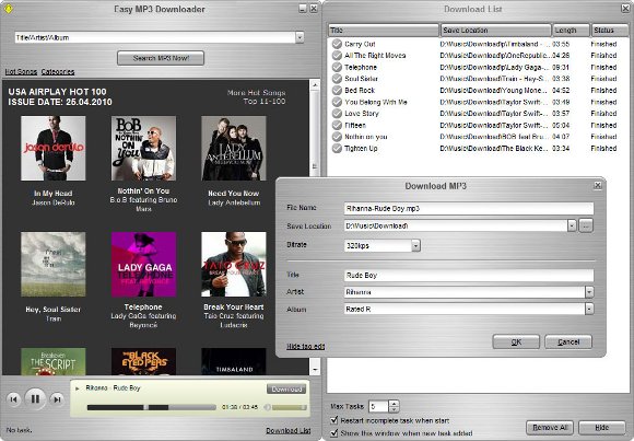 Mit Easy MP3 Downloader könnt ihr schnell und einfach MP3s aus dem Internet herunterladen Easy MP3 Downloader