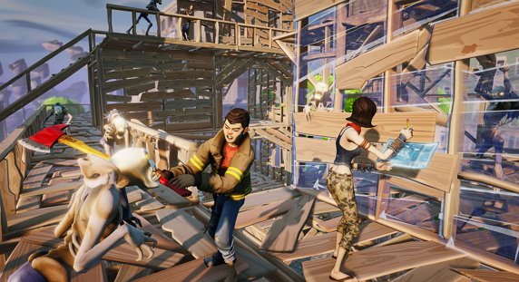 Einer der ersten Screenshots, die vor einigen Jahren zu Fortnite veröffentlicht wurden. Zuerst waren die Bauelemente da, danach wurden die Kämpfe entwickelt. Einer der ersten Screenshots, die vor einigen Jahren zu Fortnite veröffentlicht wurden. Zuerst waren die Bauelemente da, danach wurden die Kämpfe entwickelt.
