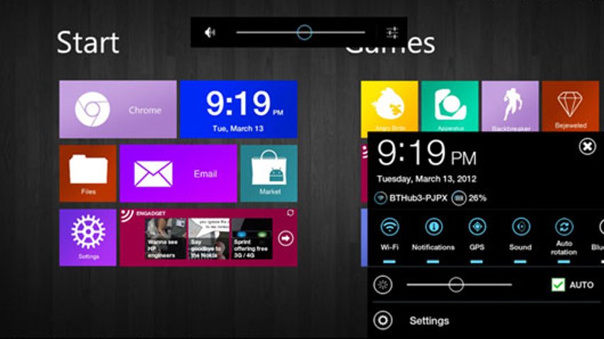 Metro UI Theme für Android Tablets