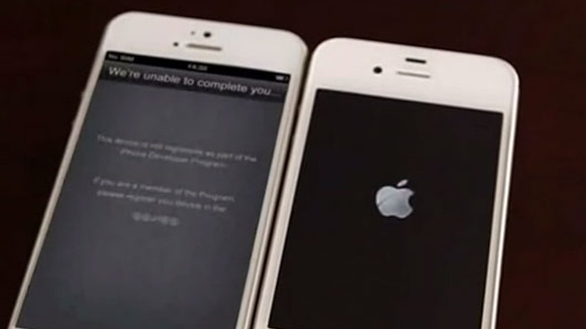 iPhone 5 Boot up